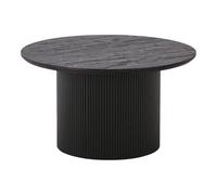 Boavista table basse Ø80cm marron foncé.