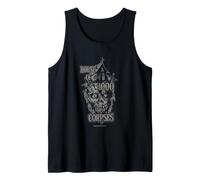House of 1000 Corpses Distressed Skull & House Horror Movie Débardeur