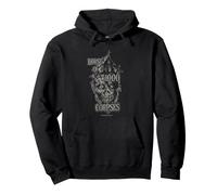 House of 1000 Corpses Distressed Skull & House Horror Movie Sweat à Capuche