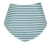 House of Bibs Bébé Bavoir Bandana - Coton Biologique - Réversible - Rayures Bleu