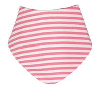 House of Bibs Bébé Bavoir Bandana - Coton Biologique - Réversible - Rayures Framboise