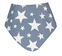 House of Bibs Bébé Bavoir Bandana - étoiles bleues denim