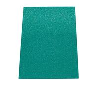 House of Card & ‿Lot de 20 feuilles de papier à paillettes Vert Format A4 240 g/m²