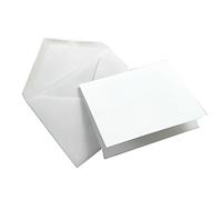 House of Card & Paper Carte à bord droit et enveloppe 4 x 6 Inch White (Pack of 10)