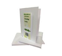 House of Card & Paper Carte à bord droit et enveloppe 5 x 7 Inch White (Pack of 25)