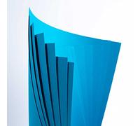 House of Card & Paper Lot de 25 feuilles cartonnées colorées A2 210 g/m² - Bleu