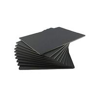 House of Card & Paper Lot de 5 feuilles de carton mousse Noir Format A3 297 x 420 x 5 mm
