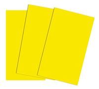 House of Card & papier A2 220 g/m² de couleur carte - Jaune (lot de 50 feuilles)