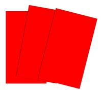 House of Card & papier A2 220 g/m² de couleur Flash - Rouge (lot de 50 feuilles)