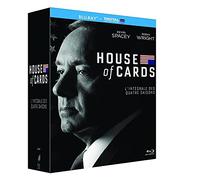 House of Cards – Blu-ray – Intégrale saisons 1 à 4 – Coffret + Copie digitale – Neuf