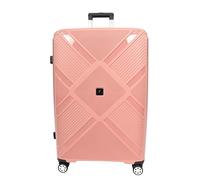 House Of Leather Skybourne Valise rigide en polypropylène avec roulettes pivotantes, rose gold, L, Bagage à roulettes pivotantes