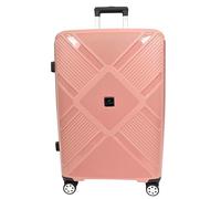 House Of Leather Skybourne Valise rigide en polypropylène avec roulettes pivotantes, rose gold, M, Bagage à roulettes pivotantes