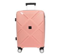 House Of Leather Skybourne Valise rigide en polypropylène avec roulettes pivotantes, rose gold, S, Bagage à roulettes pivotantes