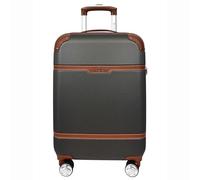 House Of Leather Valise rigide à 4 roues - Taille extensible - Gris, gris, S, Bagage extensible avec roulettes pivotantes