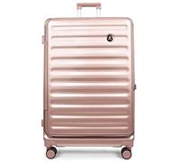 House Of Leather Valise rigide à quatre roues Alaska, rose gold, L, Bagage rigide avec roulettes pivotantes