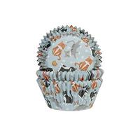 House of Marie Lot de 50 caissettes à muffins en papier Motif chat