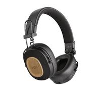 House of Marley - Casque supra-auriculaire sans fil - Casque Bluetooth, 50 heures d'autonomie, écouteurs pliables avec microphone, recharge rapide USB-C, matériaux durables, noir