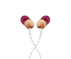 House of Marley Ecouteurs Intra-Auriculaires avec Micro et Télécommande, Son Haute Qualité, Oreillettes Anti-Bruits, Cable anti-nœuds, 2 tailles d'embouts - Violet