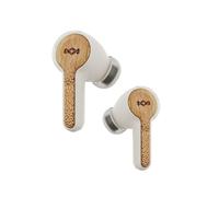 House of Marley Écouteurs Rebel - Fabrication Durable, Audio sans Fil, Rechargeable et Fonctions de contrôle Tactile, 30 Heures de Lecture avec étui élégant et Portable, Couleur crème EM-JE121-CE