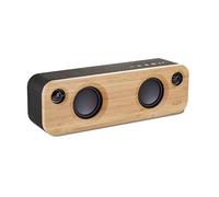 House of Marley Get Together Mini Enceinte Bluetooth Portable | À Partir de Matériau REWIND Écologique, Bambou et Aluminium Recyclable, Autonomie 10h, Caissons de Basses 6.35cm, Haut-Parleurs | Noir