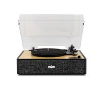 House of Marley Rise Up Tourne Disque Vinyle Bluetooth avec Enceinte IntéGRÉe - Platine Vinyle avec 3 Vitesses, Streaming Bidirectionnel, Matériaux Recyclés, Finition Bambou et Couvercle