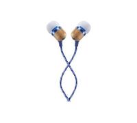 House of Marley Smile Jamaica - Ecouteurs avec micro - intra-auriculaire - filaire - jack 3,5mm - isolation acoustique - denim blue