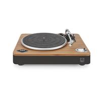 House of Marley Platine Bluetooth Stir It Up Wireless - Tourne-Disque Écoresponsable en Bambou, Tissu Rewind Recyclé, Son Supérieur - Édition Bamboo