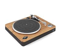 House of Marley Stir It Up Wireless Tourne Disque Vinyle - Platine Vinyle Bluetooth, 2 Vitesses, Conçue de Manière Durable pour Disques Vinyles, Préampli Intégré, avec Cellule Audio-Technica, Bambou