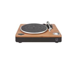 House of Marley Stir It Up Wireless Tourne Disque Vinyle - Platine Vinyle Bluetooth, 2 Vitesses, Conçue de Manière Durable pour Disques Vinyles, Préampli Intégré, avec Cellule Audio-Technica, Bambou