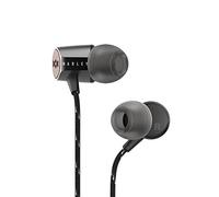 House of Marley Uplift 2.0 - Écouteurs intra-auriculaires à isolation phonique, haut-arleurs e 9 mm, micro mains libres, Commandà 1 bouton, inclut 3 tailles pour ajustement parfait - Signature Black
