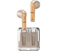 Marley House of Zion Écouteurs Bluetooth sans Fil - avec Microphone Intégré, 16h d'Autonomie, Écouteurs Intra-Auriculaires, Boîtier USB-C, Matériaux Durables, Crème