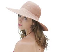 House of Ord Cape Town Rosie Capeline Chapeau de Soleil Femme Chapeau Plage Anti UV UPF50+ M/58cm Taille Régable - Taille: M-L/58cm - Moka