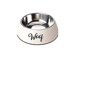 House of Paws Cream Woof Gamelle 2 en 1 pour Chien Taille M