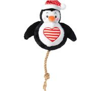 House Of Paws - Jouet couineur pour chiens, pingouin BZ5670 (taille unique) (Noir/Blanc)