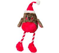 House Of Paws - Jouet en corde pour chiens, rouge-gorge, design de Noël BZ5214 (taille unique) (Rouge/Brun)