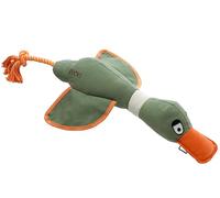 House of Paws Jouet en Toile pour Chien Canard Kaki