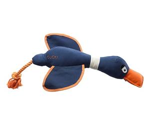 House of Paws Jouet pour Chien en Toile Canard Bleu Marine