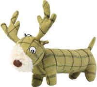 House Of Paws - Peluche, Cerf, Tweed BZ3548 (Taille unique) (Vert)