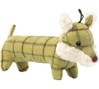 House Of Paws - Peluche "Long Body", renard, tweed BZ3549 (Taille unique) (Vert)