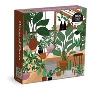 Galison Puzzle House of Plants – multicolore – 1000 pièces