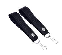 House of Scottish KILT SPORRAN SUSPENDENTS EN CUIR EMBOSSEE AVEC CROCHETS LOURDS ALTERNATIVE À LA CEINTURE DE CHAÎNE, Noir , taille unique