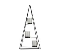 HOUSE OF SEASONS Porte-Bougie de Noël Noir 22 x 9 x 48 cm Marque