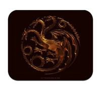 House of the Dragon Bronze Targaryen Sigil Tapis de souris fin à profil bas