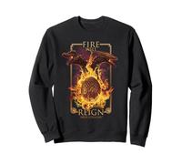 House of The Dragon Fire Will Reign Egg and Dragons Sweatshirt
