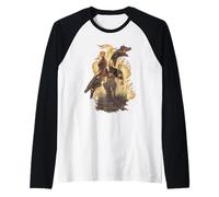 House of The Dragon Flaming Iron Throne Manche Raglan