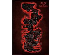 House of the Dragon - Map - Affiche du film - Taille 61x91,5 cm sans les accessoires