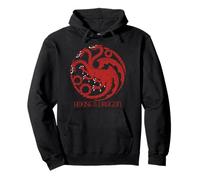 House of The Dragon Red Three Headed Dragon Emblem Sweat à Capuche