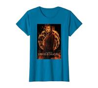 House of The Dragon Rhaenyras Poster T-Shirt, Femme, Saphir, L