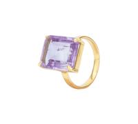 House of Vincent Candy Rock Purple Ametyst Bagues 18 ct. Argent VJ080-LRG-AM-54 - Femme - Argent 925