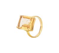 House of Vincent Candy Rock Yellow Citrine Bagues Argent VJ080-LRG-CI-54 - Femme - Argent 925
